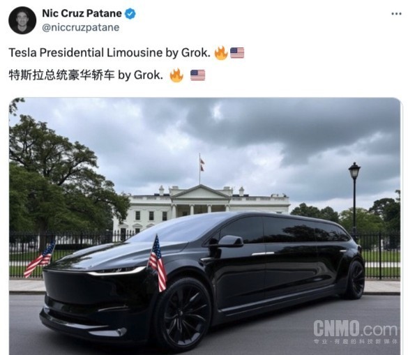 特斯拉总统豪华轿车渲染图曝光!林肯加长版都得低头