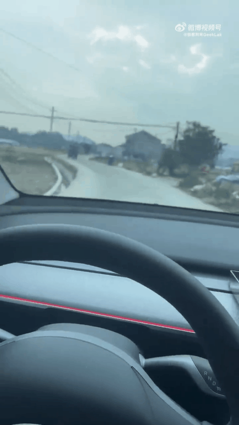 特斯拉FSD国内乡村小路测试视频曝光 这什么水平? 特斯拉FSD国内乡村小路测试视频曝光 这什么水平?