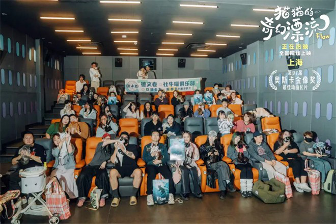 和猫猫狗狗一起在电影院看电影,你愿意吗?