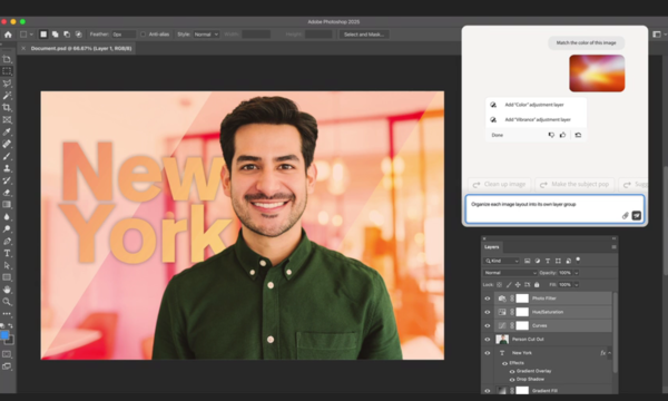 Adobe将在Photoshop中新增AI功能 可帮用户完成P图 Adobe将在Photoshop中新增AI功能 可帮用户完成P图