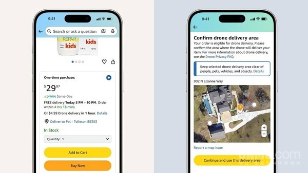 亚马逊现可通过无人机配送iPhone 实现60分钟极速达 亚马逊现可通过无人机配送iPhone 实现60分钟极速达