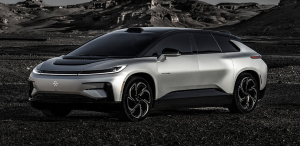 法拉第未来获得600辆FX车型订单:获得6万美金定金 法拉第未来获得600辆FX车型订单:获得6万美金定金