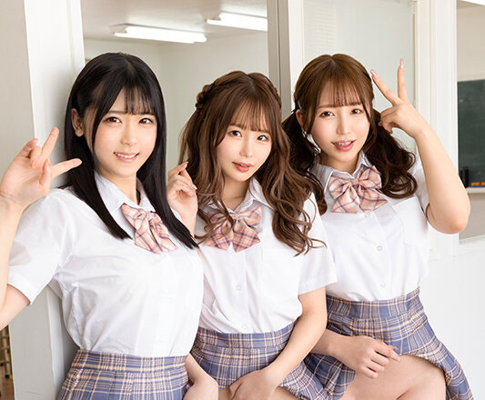 松本いちか(松本一香)、皆瀬あかり(皆濑明里)、流川莉央共演作品MKMP-523发布!欢迎参观这所「圣白虎学园」