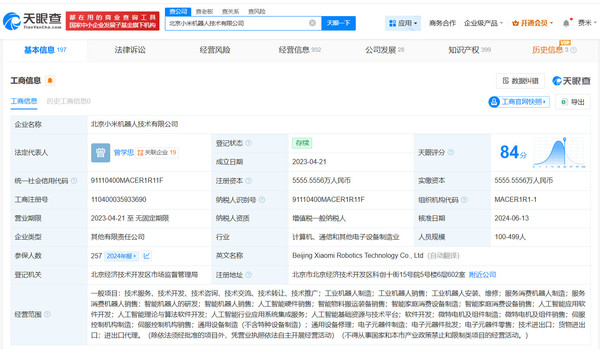小米登记CyberOne作品著作权!已于2月进行测试 小米登记CyberOne作品著作权!已于2月进行测试