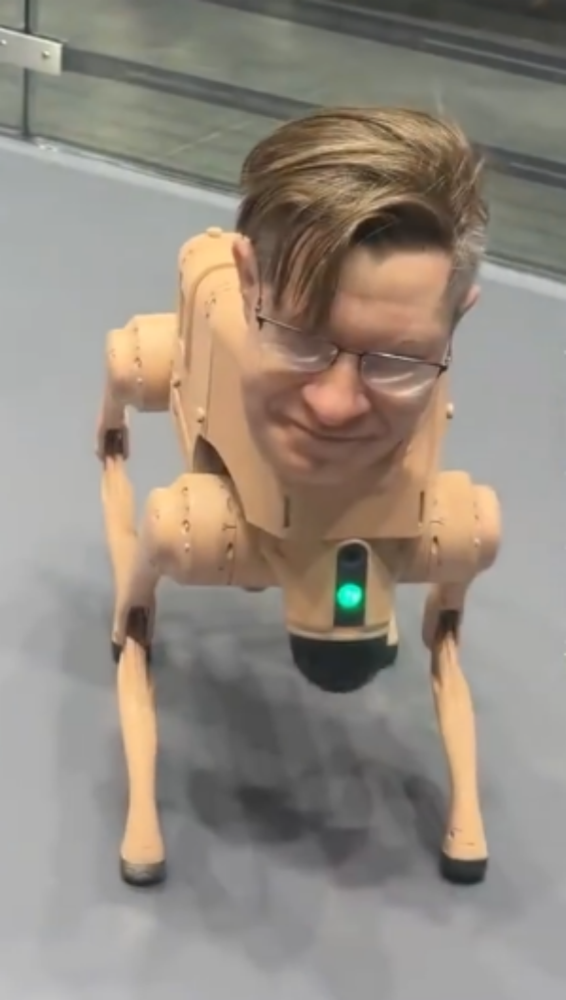 美艺术家Beeple展出人头机器狗 含马斯克、扎克伯格等