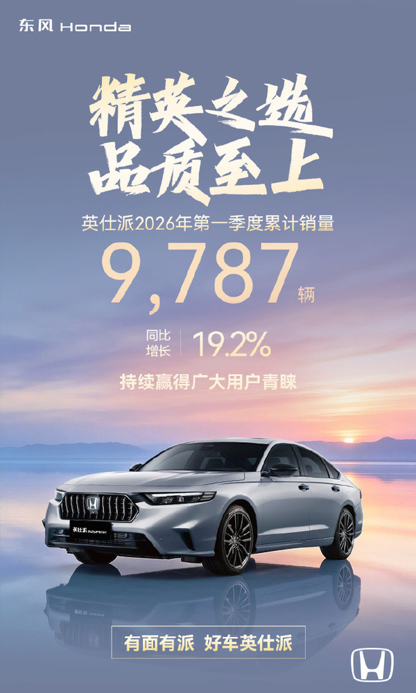 东风本田一季度销量超7.1万辆 旗下CR-V单季破4万辆 东风本田一季度销量超7.1万辆 旗下CR-V单季破4万辆